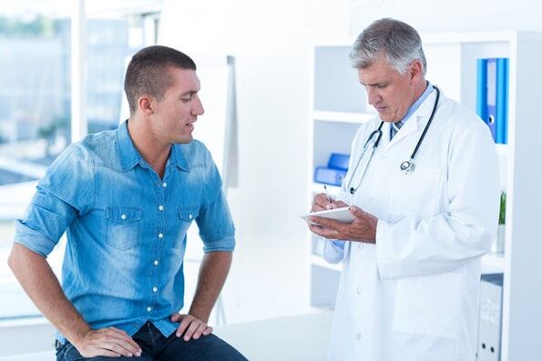 Consultarea unui medic pentru prostatita cronică